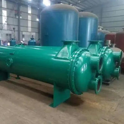 200C 쉘 튜브 열교환기 0.6MPA 600 밀리미터 냉수 응축기