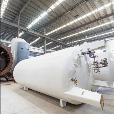 화학 산업용 50m3 0.8Mpa 수평 냉동 LNG 저장 탱크