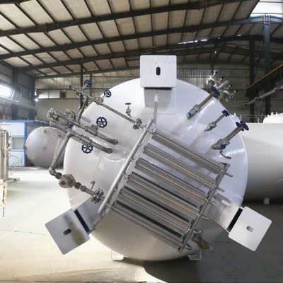 화학 산업용 50m3 0.8Mpa 수평 냉동 LNG 저장 탱크