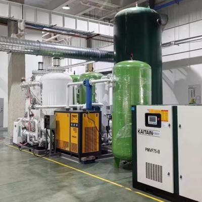 2025 VPSA PSA 산소 발전기 150Bar 충전 압력 42Nm3/hr 출력 및 0.04-0.06Mpa 출력 압력