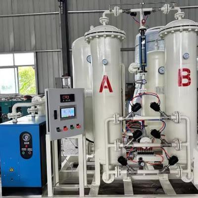 산업용 PSA 산소 발생기, 8-10년 수명, 220V/50Hz 전원 공급, 5-45°C 작동 온도