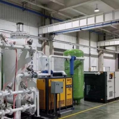 99.999% 고순도 90nm3/Hr 유리 생산 ≤-40°C 이슬점의 PSA 질소 발전기