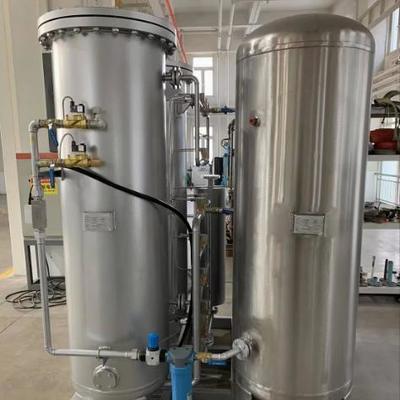 99.999% 고순도 90nm3/Hr 유리 생산 ≤-40°C 이슬점의 PSA 질소 발전기