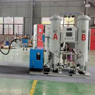 스테인리스 스틸 절단용 16bar 출력 압력 60Nm3/hr 99.99% 순수 PSA 질소 발전기