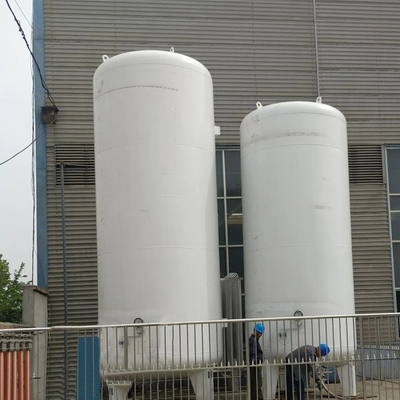 5m3 극저온 산소 저장부는 1.6mpa 200 세제곱 미터를 탱크에 저장합니다