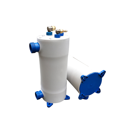 PVC 샐 코일관 열교환기 0.4mpa 1.5 톤 샐과 타래관식 열교환기
