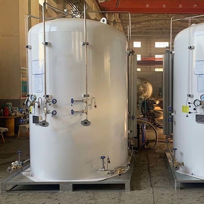 1000-3000l 극소 크기는 Q345R 진공 극저온 질소를 탱크에 저장합니다