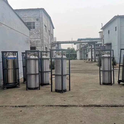 175L 극저온 듀어는 1.37mpa 2.3mpa 산소 탱크를 실린더를 답니다