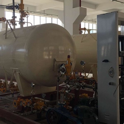 미끄럼은 LPG 오토가스 스테이션 2.5mpa, 50000개의 밝혀지는 LPG 미끄럼 주유소를 탑재했습니다