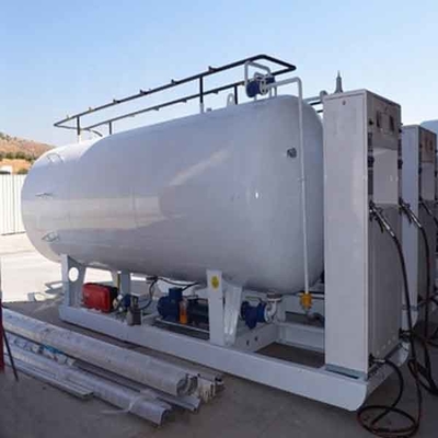 Q345R 모바일 LPG 기체 봉입 주유소 30000L 5000L