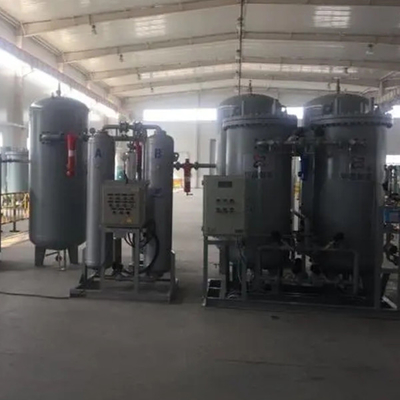 40L PSA 질소 발생 장치 4 더 밝혀진  탄소강, 질소 생산량을 위한 1.0MPa PSA 대