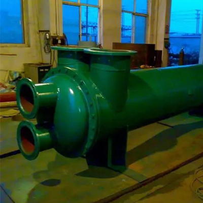 200C 쉘 튜브 열교환기 0.6MPA 600 밀리미터 냉수 응축기