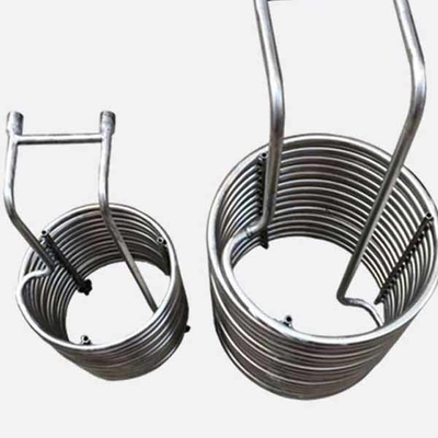 200 도 스테인리스강 코일 열교환기 0.4mpa 0.5mpa